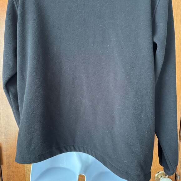 Landway Black Zip-Up Fleece w/OCEAN CITY in White Embroidered Letters Medium - Picture 12 of 13